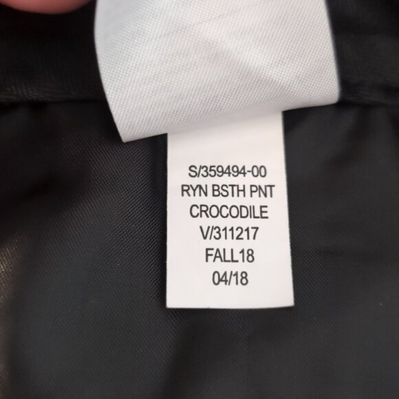 Banana Republic Ryan Pants Slim Straight Leg Trousers Mid Rise Crocodile Trouser - Picture 14 of 14